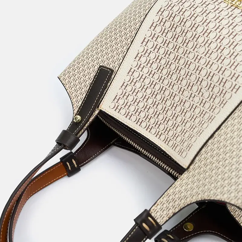 CH Fashion Light Luxury Brand Large Capacity Women's Tote Bag Multi-functional Letter Print Design Handbag