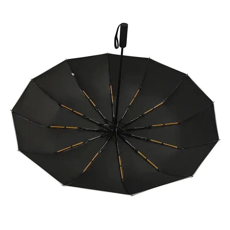 CH Umbrella Cute Printing Creative Letter Design Windproof Automatic Commuter Folding Straight Handle Umbrella Multifunctional