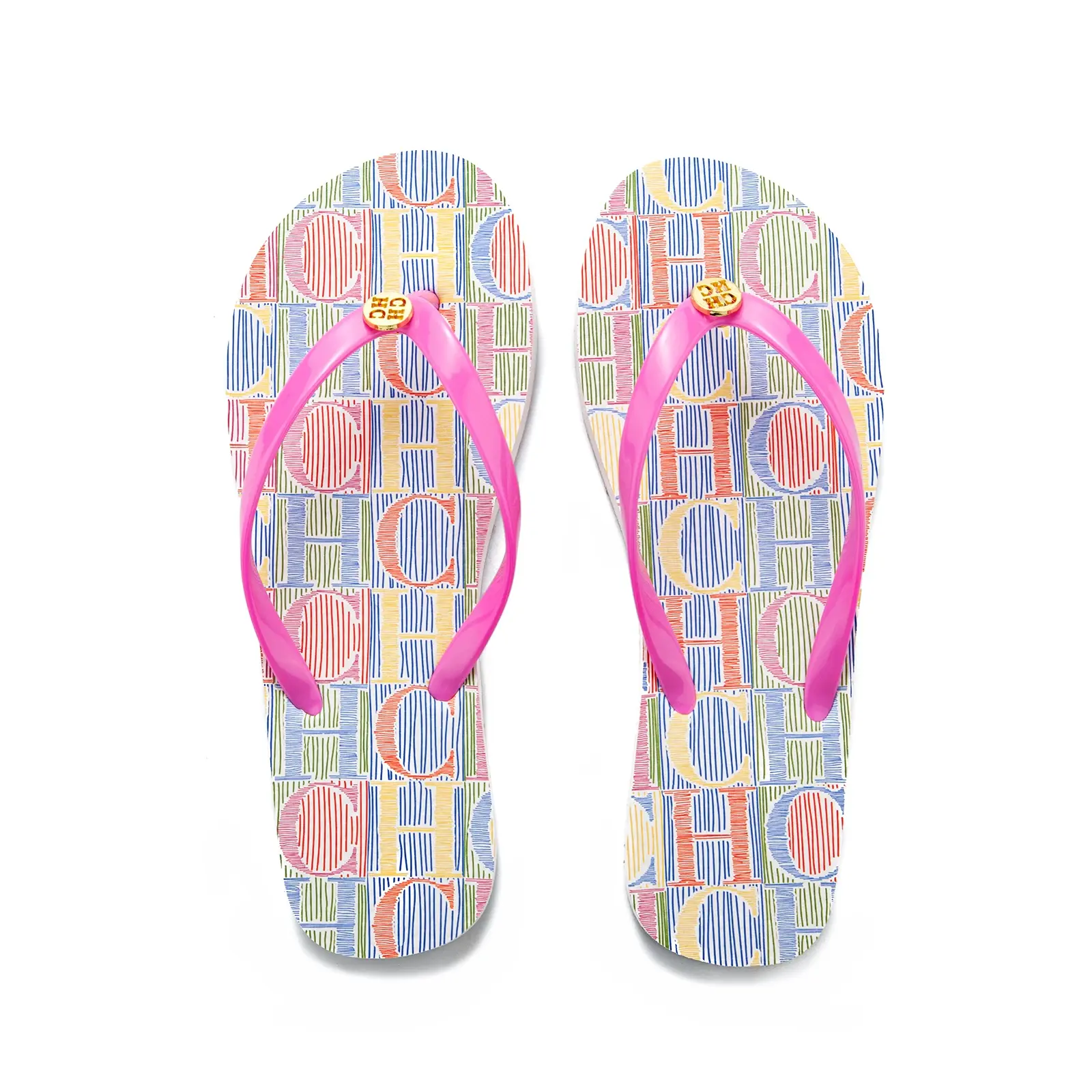 CH Women's Slippers High Quality Wearable Flip Flops Versatile Solid Colours Premium Feeling Design Niche Fashion Slippers