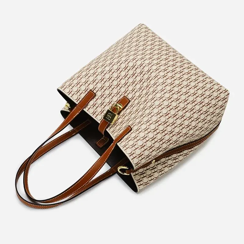 CH Brand Women's Bag Shoulder Bag Elegant Light Luxury Practical With Bags Pure Color Simple Large Capacity Casual Resistant