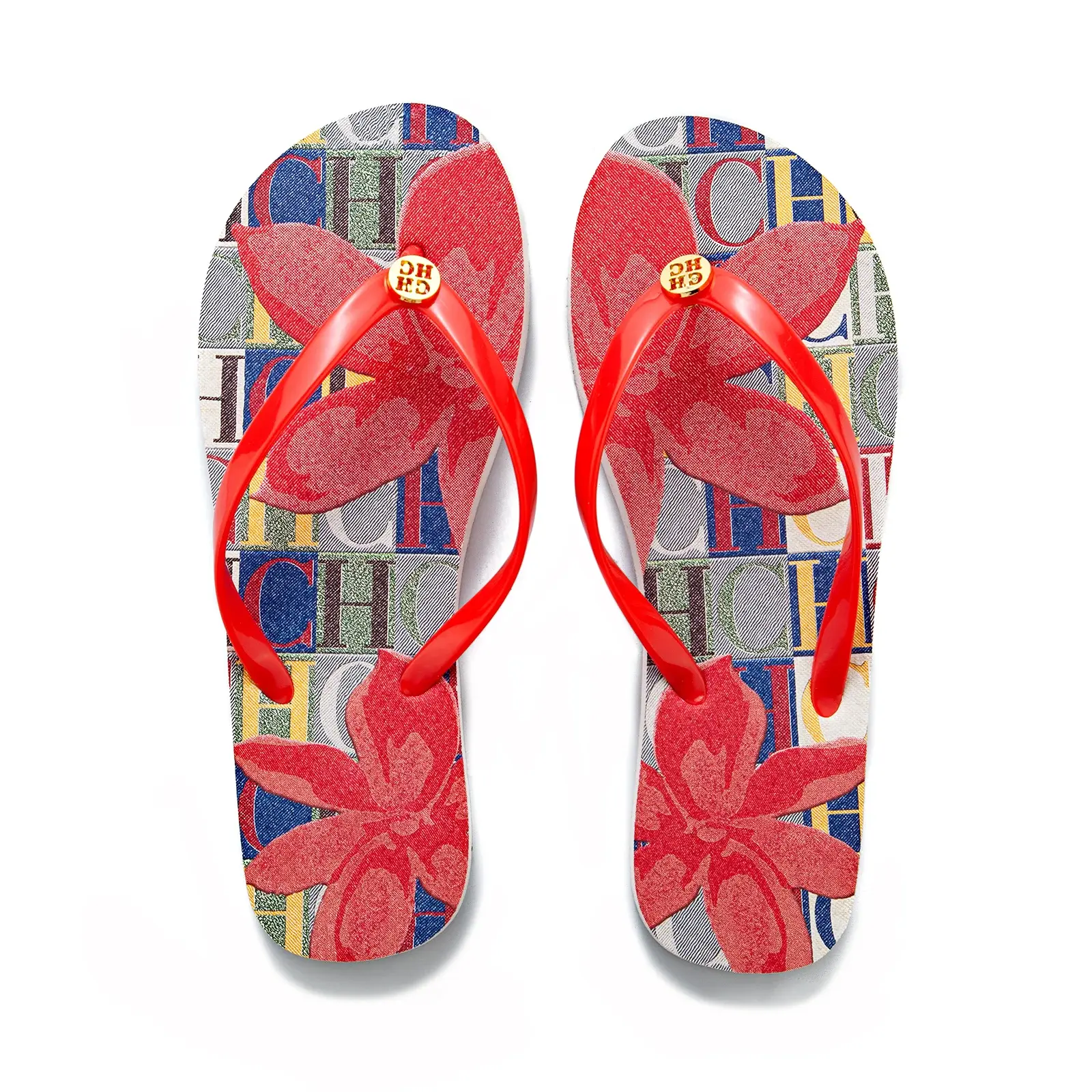 CH Women's Slippers High Quality Wearable Flip Flops Versatile Solid Colours Premium Feeling Design Niche Fashion Slippers