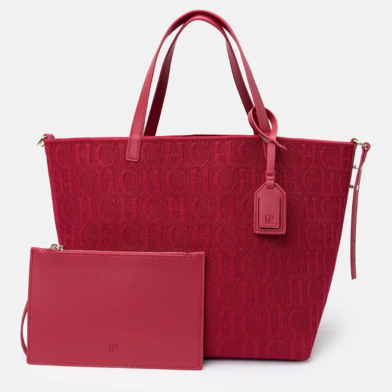 CH Solid Color Fashionable Versatile Large-capacity Handbag Elegant Shopping Ladies Bag Classic Models of Women's Shoulder Bag