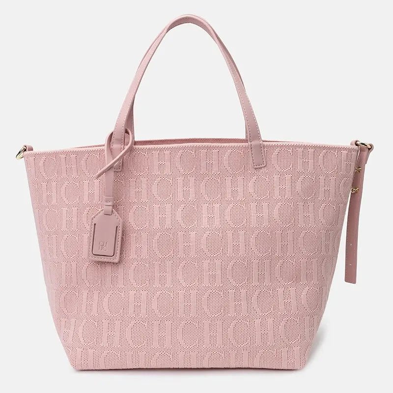 CH Solid Color Fashionable Versatile Large-capacity Handbag Elegant Shopping Ladies Bag Classic Models of Women's Shoulder Bag