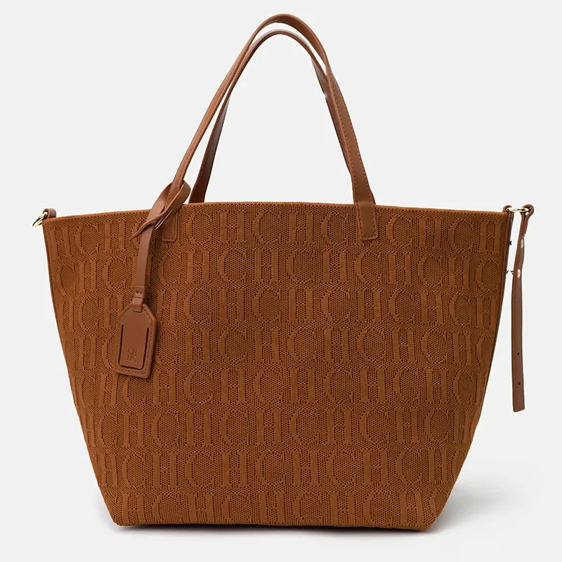 CH Solid Color Fashionable Versatile Large-capacity Handbag Elegant Shopping Ladies Bag Classic Models of Women's Shoulder Bag