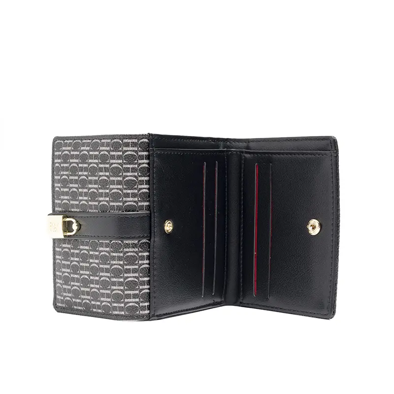 CH Fashion Versatile Letter Print Design Wallet Premium Feeling Wallet High Quality Standard Wallet Ladies Temperament Style Car