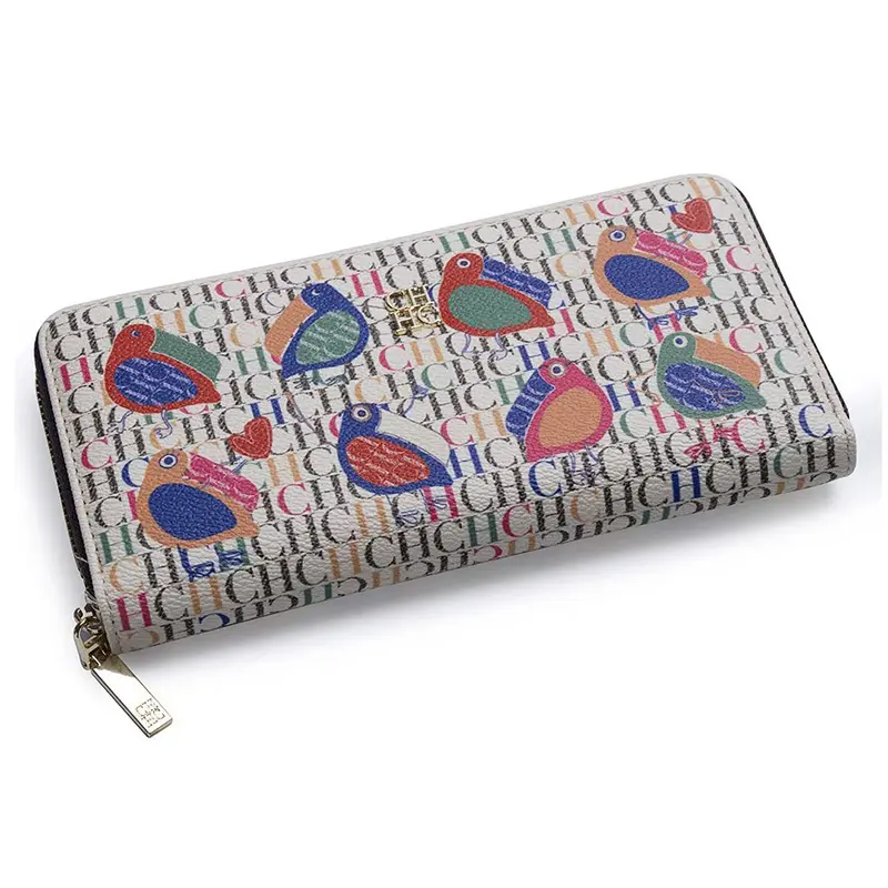 CH High Quality Luxury Women's Handbags Square Wallet Classic Vintage Folding Printed Monogrammed Design Design Fashion Premium