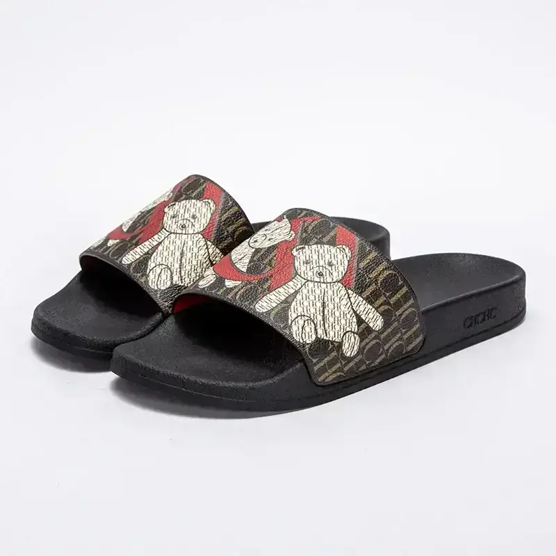 CH Luxury Brand Women's Slippers Classic Letter Printed Design Simple Casual 2024 New PVC Outdoor Fashion Women's Flip Flops