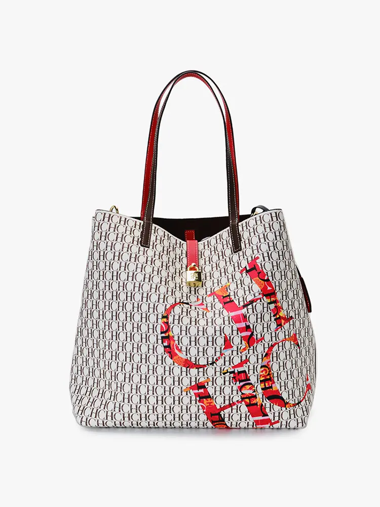 CH Classic Style High Quality Women's Crossbody Bag Lettered Printing Large Capacity Women's Single Shoulder Tote