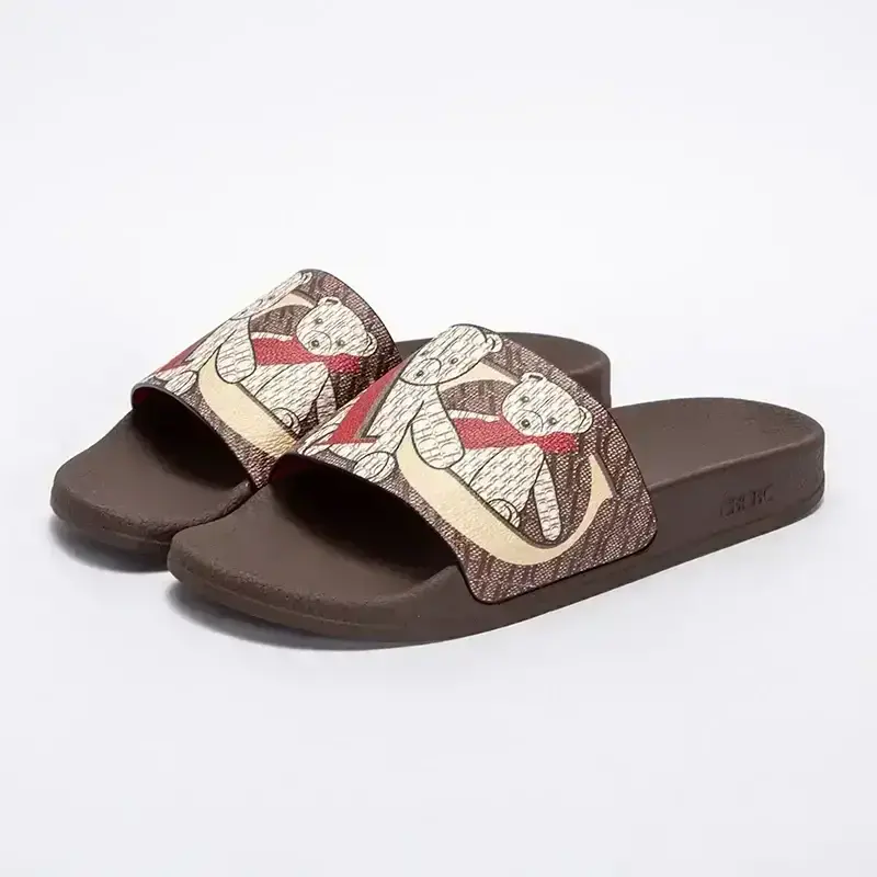 CH Luxury Brand Women's Slippers Classic Letter Printed Design Simple Casual 2024 New PVC Outdoor Fashion Women's Flip Flops