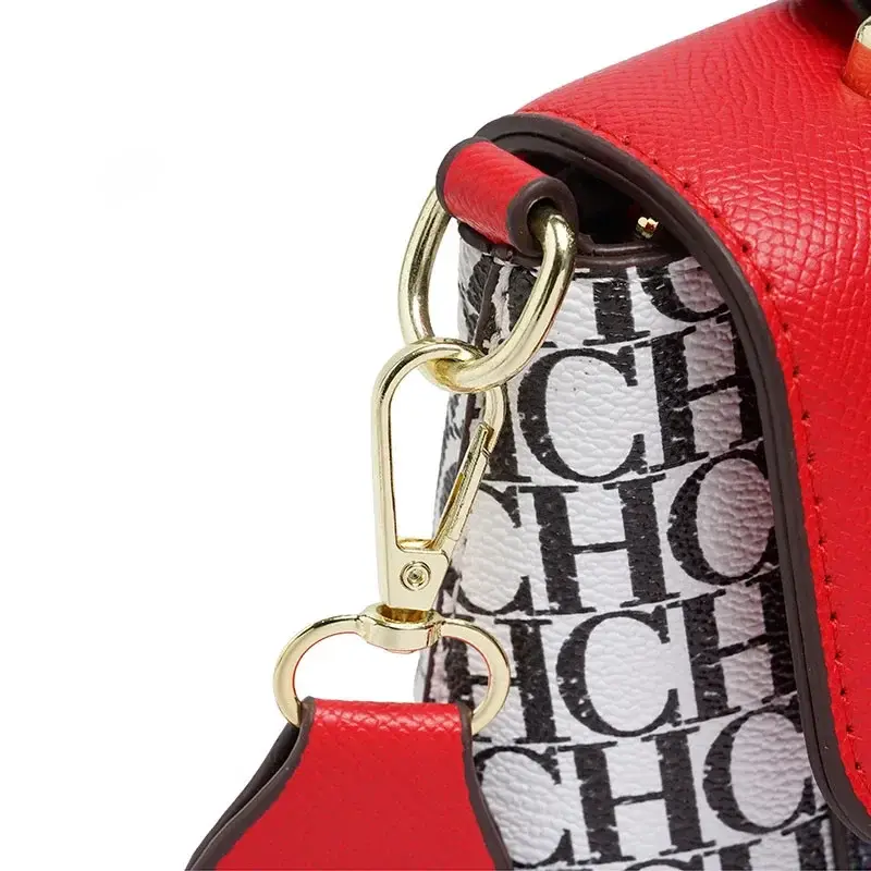 CH Niche Design Fashion Crossbody Bag Temperament Women's Shoulder Bag Alphabet Print Everyday Commute Classic Women's Tote