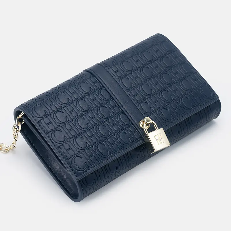 CH Fashion Letter Print Chain Bag With Lock Design High Quality PU Material Women's New Style Shoulder Bag 2025
