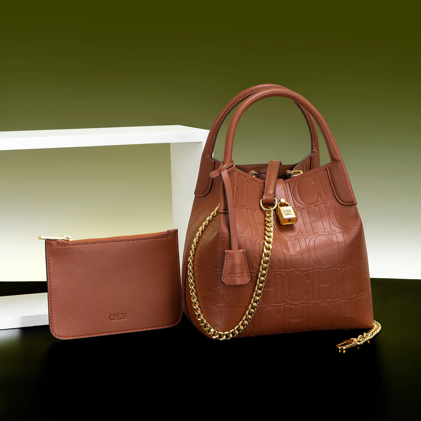 CH Classic Handbag Brand Letter Design Gift Ladies Tote High Quality Elegant Fashion Women's Bag Large Capacity Versatile