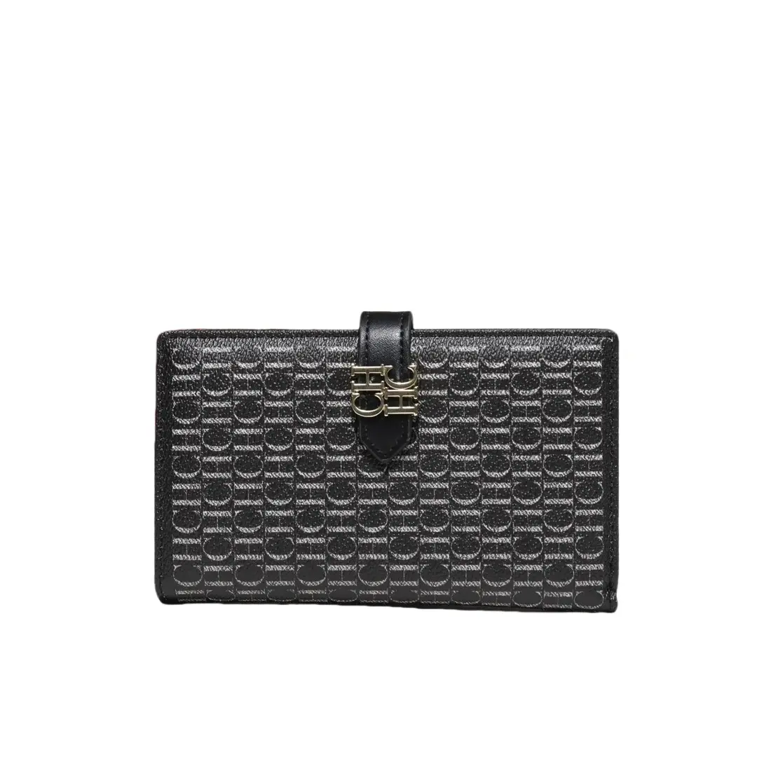 CH Women's Standard Wallet Card Bag Large Capacity Women's Coin Purse Wallet Luxury Brand Spring Fashion Long Card Clip