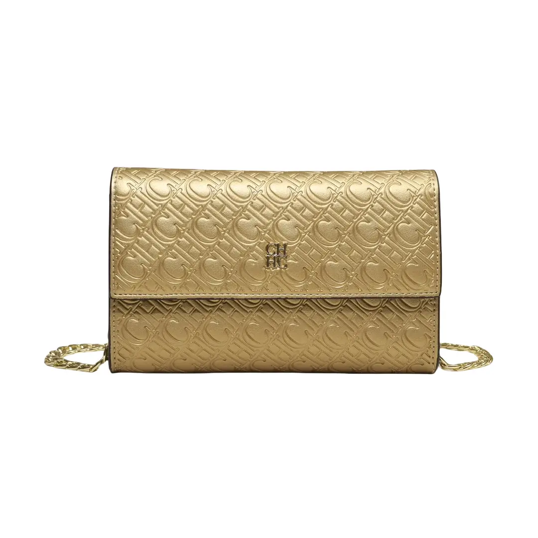 CH Letter Elements Color Blocked Women's Crossbody Bag Women's Chain Bag Exquisite Craftsmanship Light Luxury Design Chain Bag