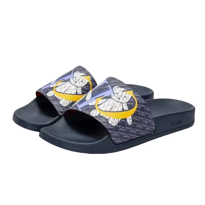 CH Women's Slippers Trendy Style Letter Print Design High Quality Beach Slippers Can Be Worn Out Premium Fashion Women's Casual