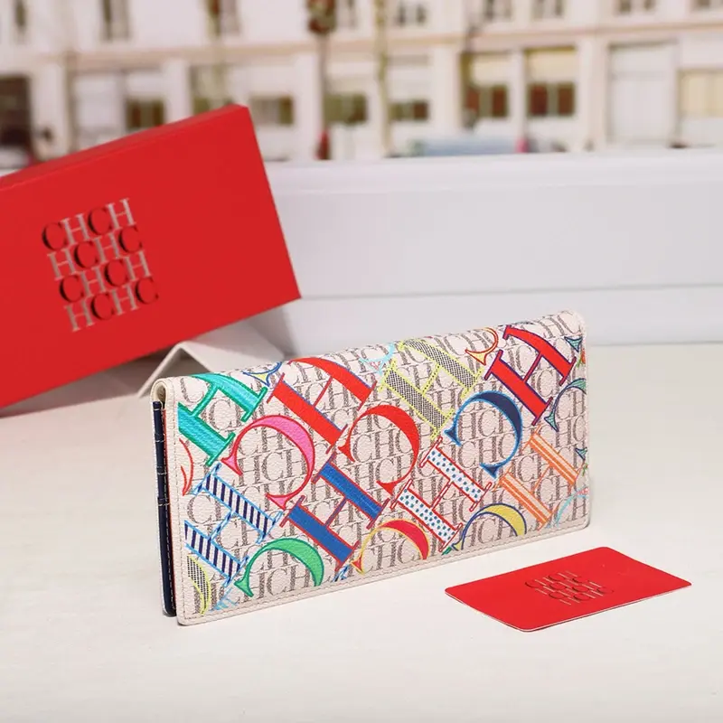 CH Fashion Luxury Brand Card Holder Multi-Card Layer High Quality Material Zipper 2025 New Trend Exquisite Wallet