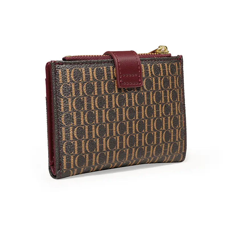 CH Women's Money Clip Niche Design Premium Feeling Card Wallet Twelve Zodiac Signs Animated Patterns Printed Design Wallet High