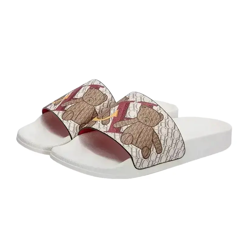 CH Women's Slippers Trendy Style Letter Print Design High Quality Beach Slippers Can Be Worn Out Premium Fashion Women's Casual