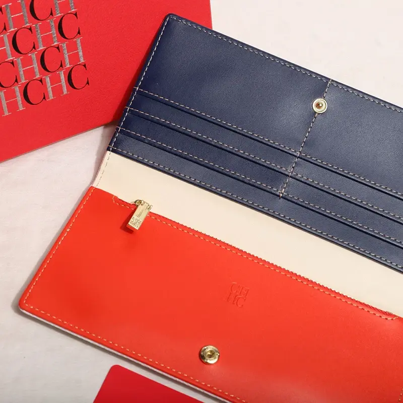 CH Fashion Luxury Brand Card Holder Multi-Card Layer High Quality Material Zipper 2025 New Trend Exquisite Wallet