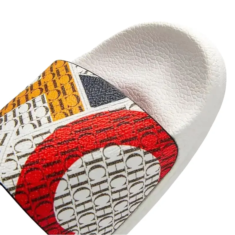 CH Women's Slippers Trendy Style Letter Print Design High Quality Beach Slippers Can Be Worn Out Premium Fashion Women's Casual