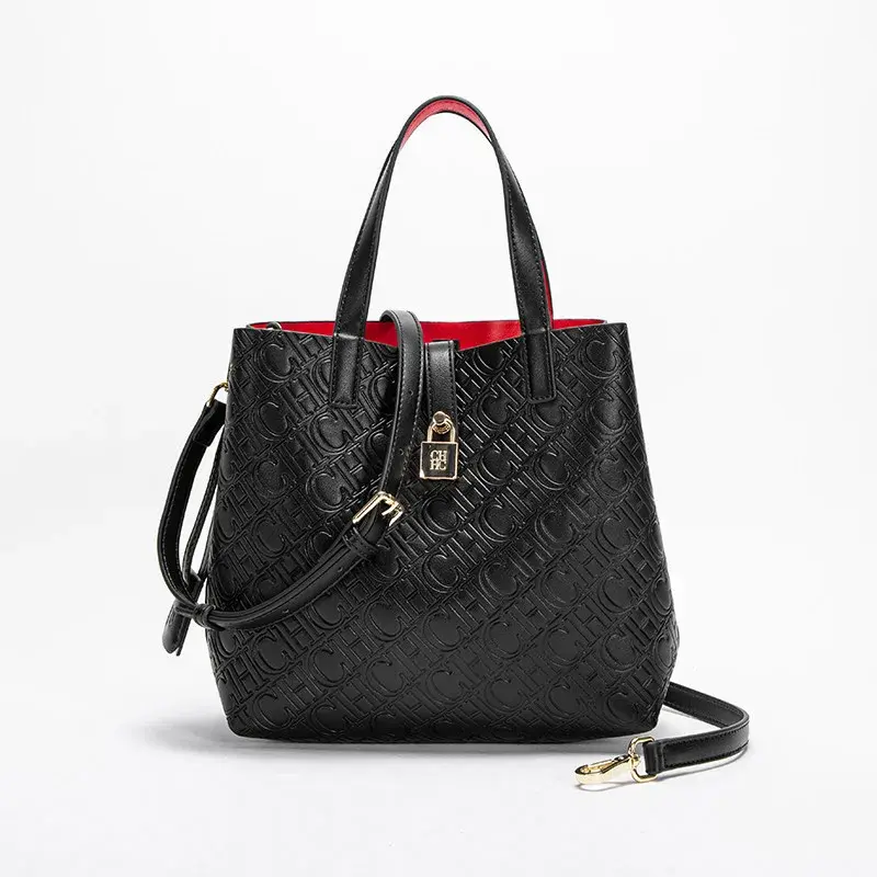 CH Shoulder Bag Premium Feeling Classic Ladies Handbag Crossbody Bag High Quality Solid Color Commuter Bag Temperament Vintage