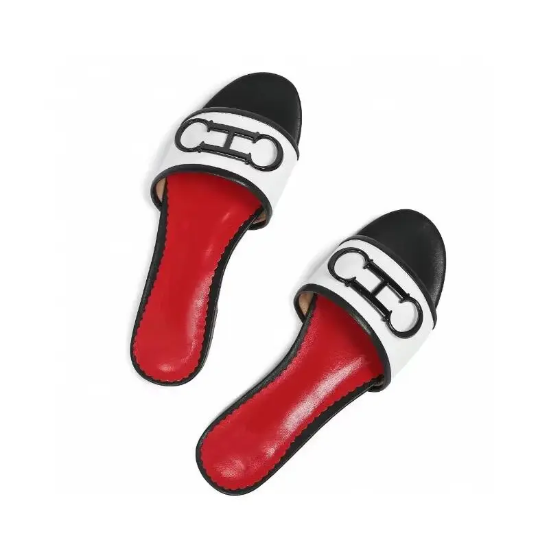 CH Simple Solid Color Design Wear Beach Ladies Slippers 2025 New Everyday Style Fashion Solid Color Office Women's Slippers