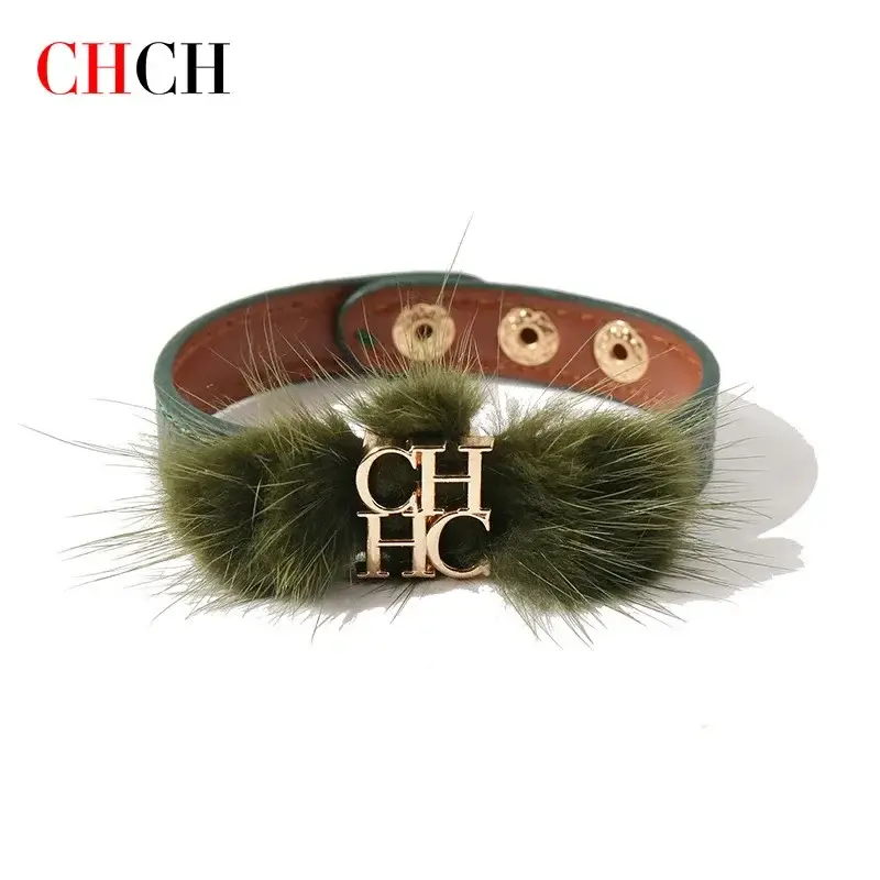 CH Women's Bracelet Luxury Retro Simple Classic Plush Hundred Hand Jewelry Dazzling Fashion Niche Design Bracelet