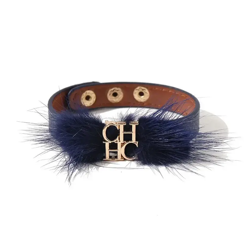 CH Women's Bracelet Luxury Retro Simple Classic Plush Hundred Hand Jewelry Dazzling Fashion Niche Design Bracelet