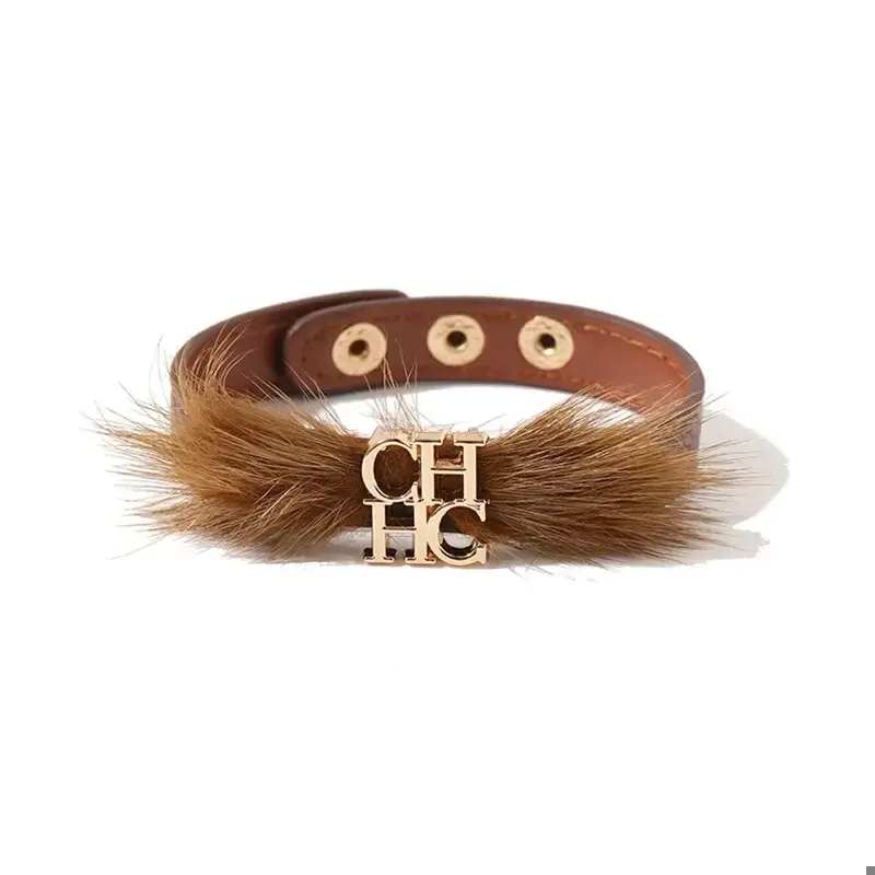 CH Women's Bracelet Luxury Retro Simple Classic Plush Hundred Hand Jewelry Dazzling Fashion Niche Design Bracelet
