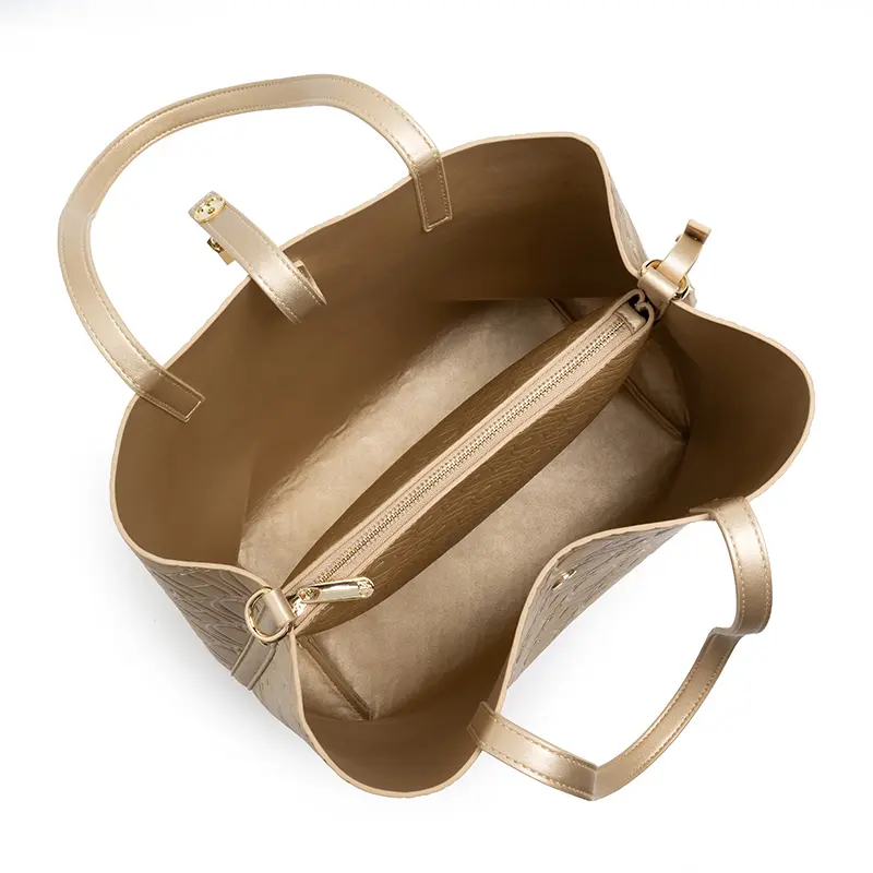 CH Premium Feeling Pure Colour Letter Embossed Design Handbag Ladies Shoulder Bag Classic Fashion Ladies Crossbody Large Capacit