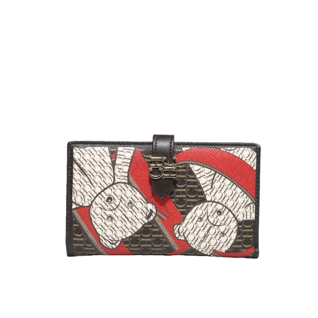 CH Superior Sense Long Large Capacity Card Women's Coin Purse Wallet Daily Commuting Fashion Clip Women's Organiser Wallet