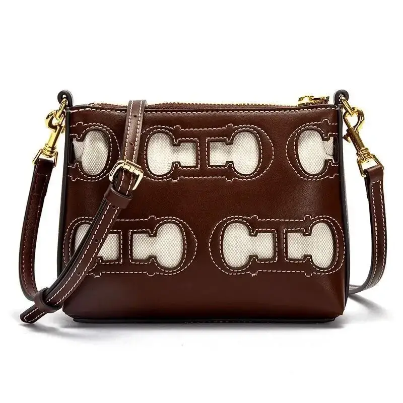CH Temperament Crossbody Bag New High Quality Luxury Brand Designer Simple Atmosphere Hollow Design Women's Shoulder Beach Bag