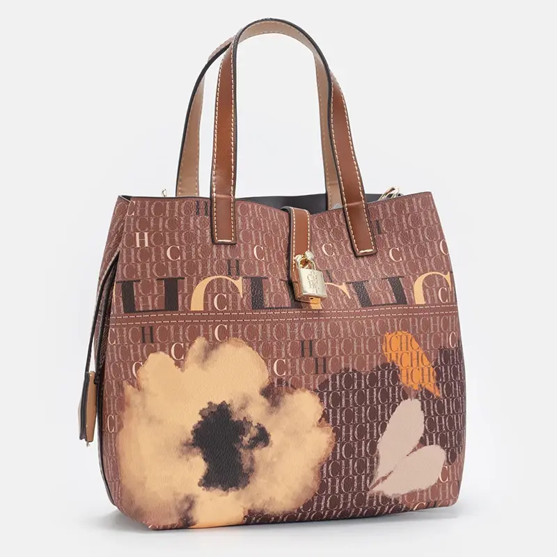 CH High Quality Shoulder Bag PU Material Large Capacity Multipurpose Beautiful Pattern Optional Niche Brand Designer New Handbag