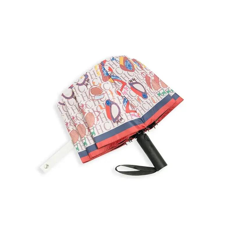 CH Printing Design Umbrella Parasol Umbrella High-end Multifunctional Umbrella Fashion Style Semi-automatic Umbrella Unique