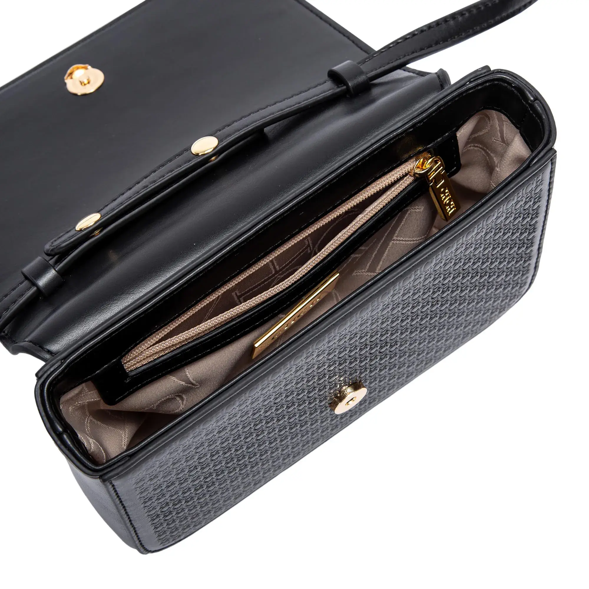 CH Fashion Letter Print Design Women's Crossbody Bag Multifunctional Women's Small Square Without Zipper Closure