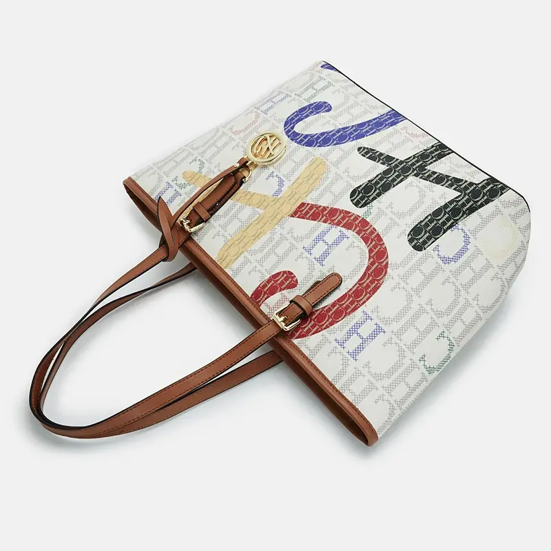 CH Fashionable Multi-functional Large Capacity Lightweight Casual Handbag Designer Graffiti Lettering Design Shoulder Bag