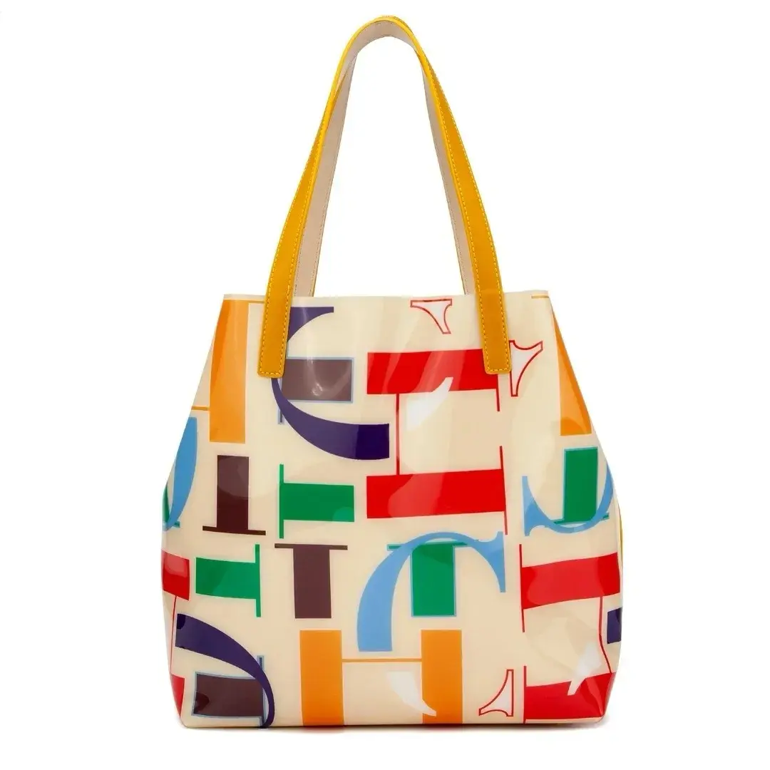CH Ladies Flower Fashion Hundred Large Capacity Handbag Elegant Shopping Ladies Bags Creative Pattern Shoulder Bag