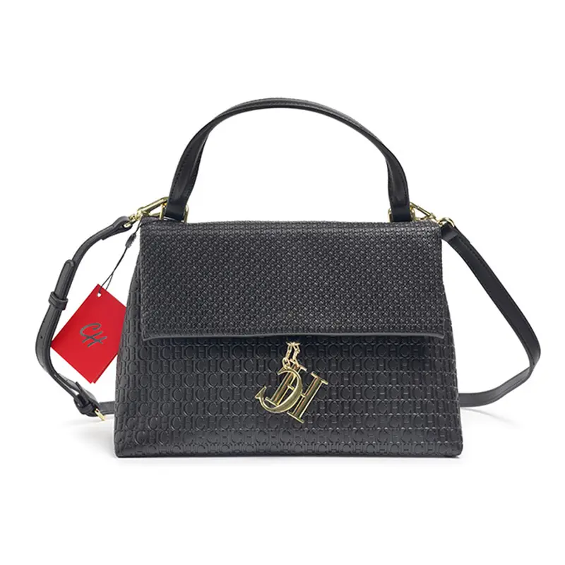 CH Ladies Elegant Light Luxury Crossbody Bag Solid Color Brand Classic Letters Logo Buckle Handbag Large Capacity High Quality