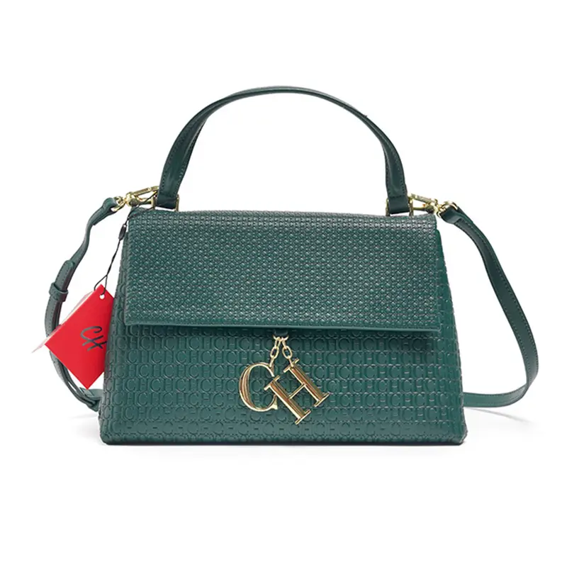 CH Ladies Elegant Light Luxury Crossbody Bag Solid Color Brand Classic Letters Logo Buckle Handbag Large Capacity High Quality