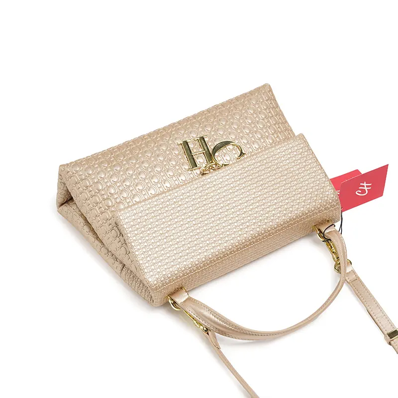 CH Ladies Elegant Light Luxury Crossbody Bag Solid Color Brand Classic Letters Logo Buckle Handbag Large Capacity High Quality