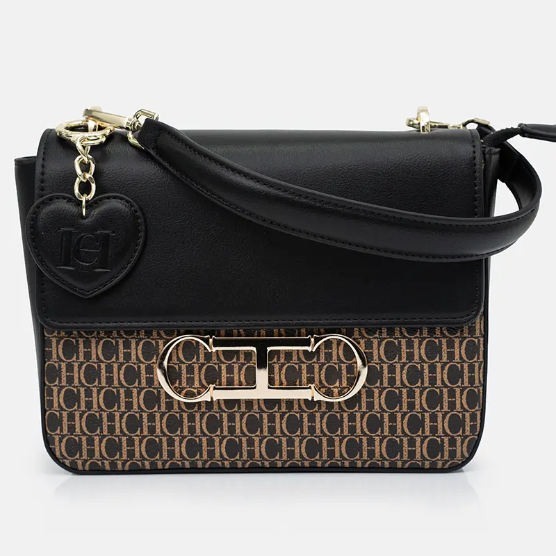 CH Light Luxury Brand Fashion and Versatile Classic Designer Tote with Detachable Pendant 2025 New Women's Crossbody Bag