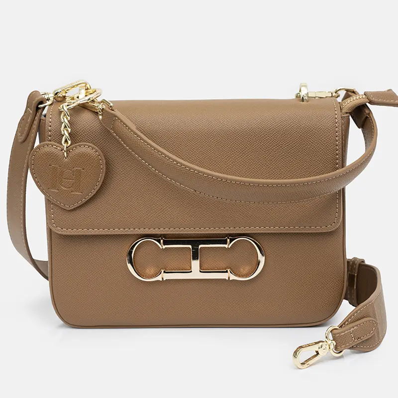CH Light Luxury Brand Fashion and Versatile Classic Designer Tote with Detachable Pendant 2025 New Women's Crossbody Bag