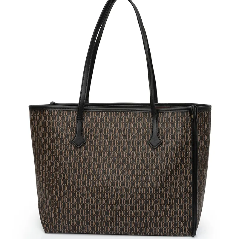 CH Brand Large Capacity Multifunctional Classic Women's Tote Bag with Key Accessories Pendant 2025 New Women's Shoulder Bag