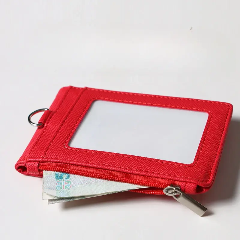 Multifunctional Card Badge Holder with Lanyard Retractable PU Leather ID Lanyard Name Tag Key Chain Card Bag Office Supplies