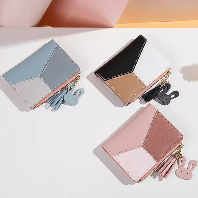 Fashion Women's Wallet Coin Purse Card Holder Small Ladies Wallet Mini Bag Clutch Cute Tassel Wallet