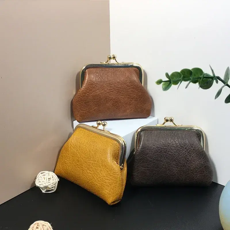 New Retro Women Small Coin Purse Ladies Money Key Earphone Wallet Candy Color Girl Coin Storage Bags Pouch