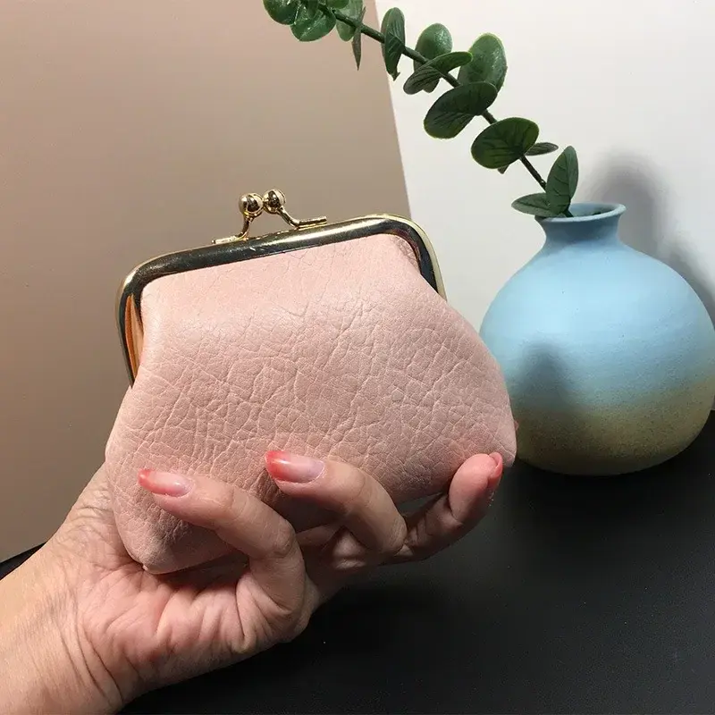 New Retro Women Small Coin Purse Ladies Money Key Earphone Wallet Candy Color Girl Coin Storage Bags Pouch