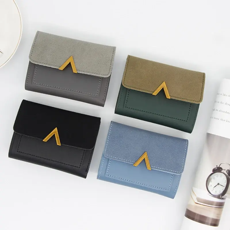 Fashion Wallet Short Coin Purse Women Wallets Card Holder Handbag Ladies Small Wallet Female Hasp Mini Clutch Girl Money Bag