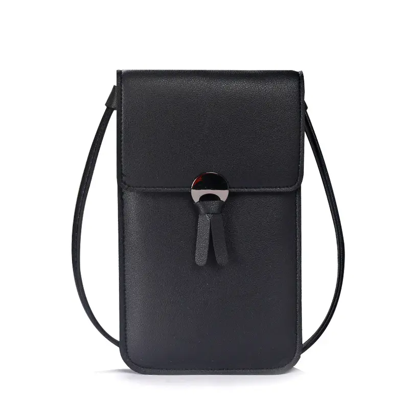 Mini Crossbody Bags for Women PU Leather Shoulder Purses and Handbags for Girls Ladies Phone Simple Solid Bag