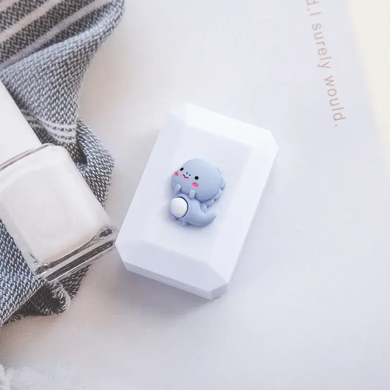 Portable Beauty Contact Lens Storage Box Organizer Cute Cartoon Dinosaur Girl Women Contact Lenses Cases Contact Lens Container